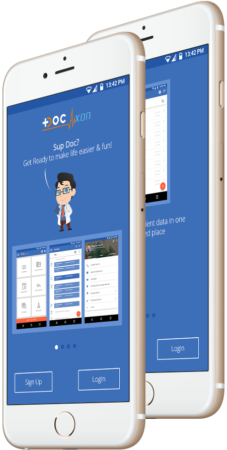 Developed Docaxonn,healthcare,patient management mobile app for doctors to record their medical history in one place