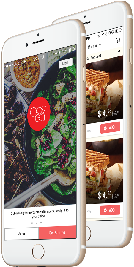 Developed Food delivery service app for lunch to offices from nearby restaurants